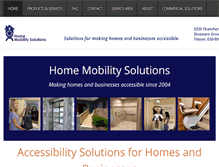 Tablet Screenshot of homemobilitysolutions.com